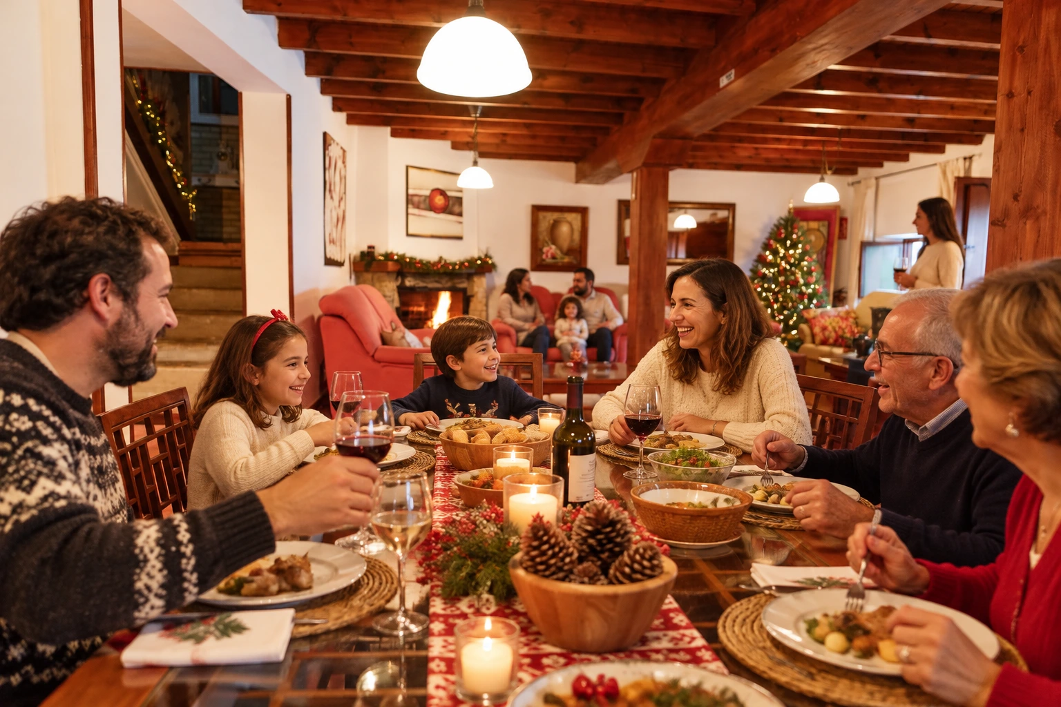 Navidad en una casa rural de Cantabria para familias y grupos